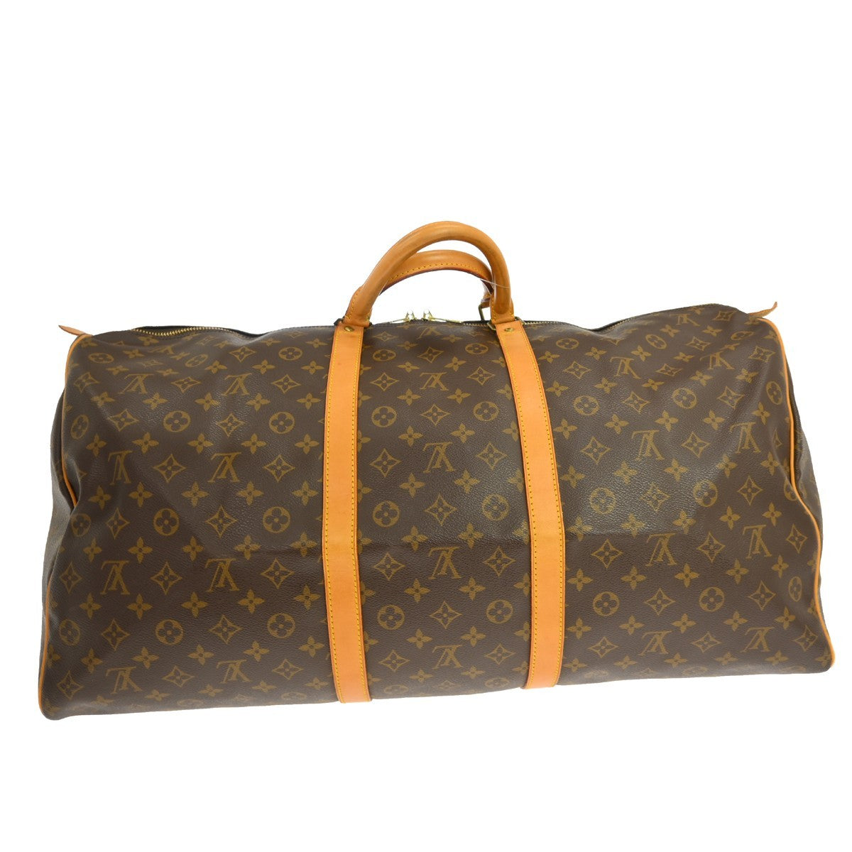 Louis Vuitton Louis Vuitton Keepall Bag Monogram Canvas Brown Canvas Travel Bag Bag (Pre-Loved)
