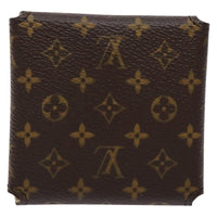 Louis Vuitton Case Jewelry Box Canvas Brown Canvas Wallets Accessory (Authentic Pre-Loved)