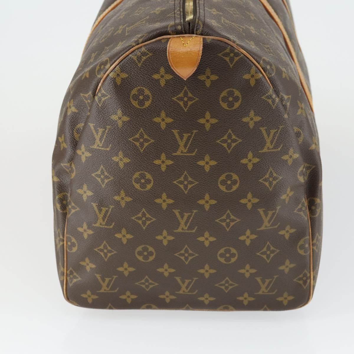 Louis Vuitton Keepall Bag Monogram Canvas Brown Canvas Travel Bag Bag (Authentic Pre-Loved)
