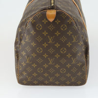 Louis Vuitton Keepall Bag Monogram Canvas Brown Canvas Travel Bag Bag (Authentic Pre-Loved)