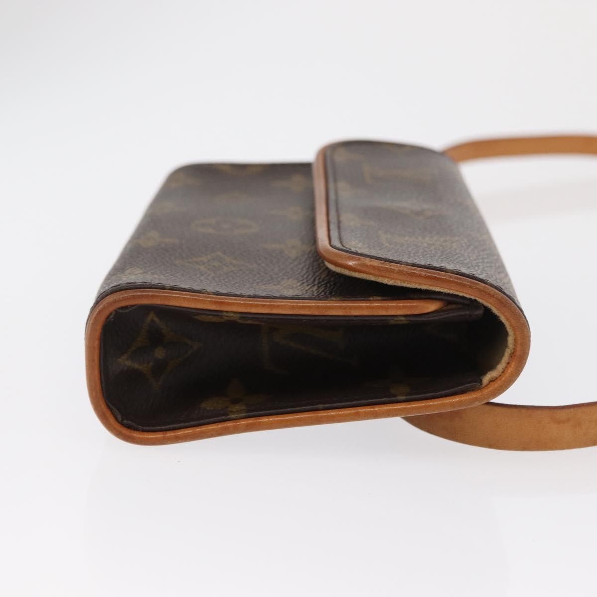 Louis Vuitton Florentine Waist Bag Monogram Canvas Brown Canvas Clutche & Pouche Bag (Pre-Loved)