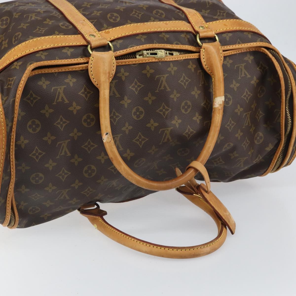 Louis Vuitton Dog Carrier Bag Monogram Canvas Brown Canvas Travel Bag Bag (Authentic Pre-Loved)