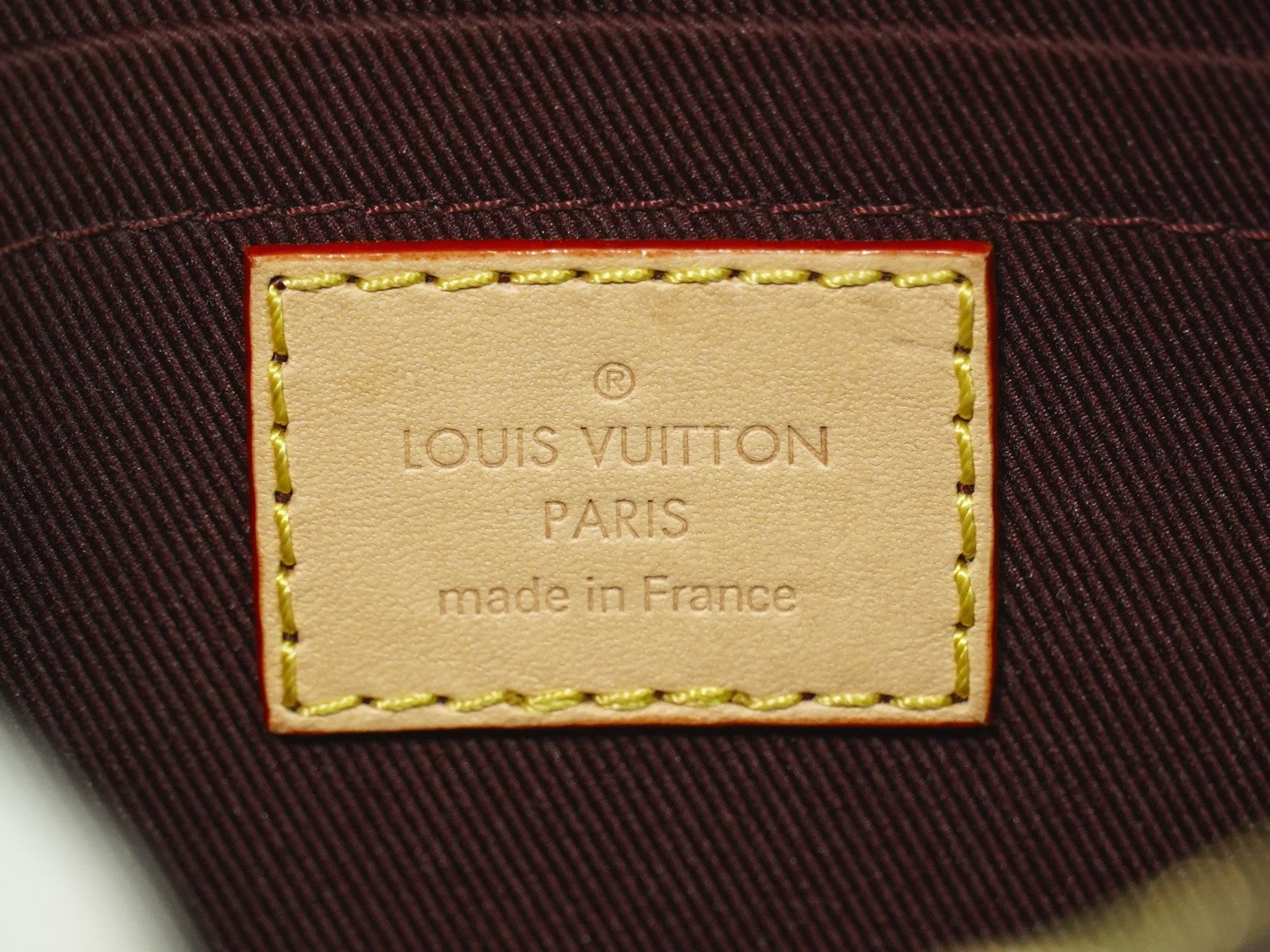 Louis Vuitton Croissant Handbag Monogram Canvas Brown Canvas Shoulder Bag Bag (Pre-Loved)