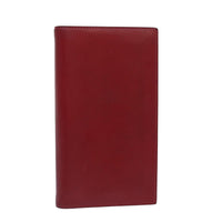 Hermes Agenda A6 Day Planner Housse Leather Red Leather Wallets Accessory (Authentic Pre-Loved)