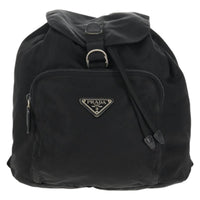 Prada Front Pocket Backpack Tessuto Black Nylon Backpack Bag (Authentic Pre-Loved)