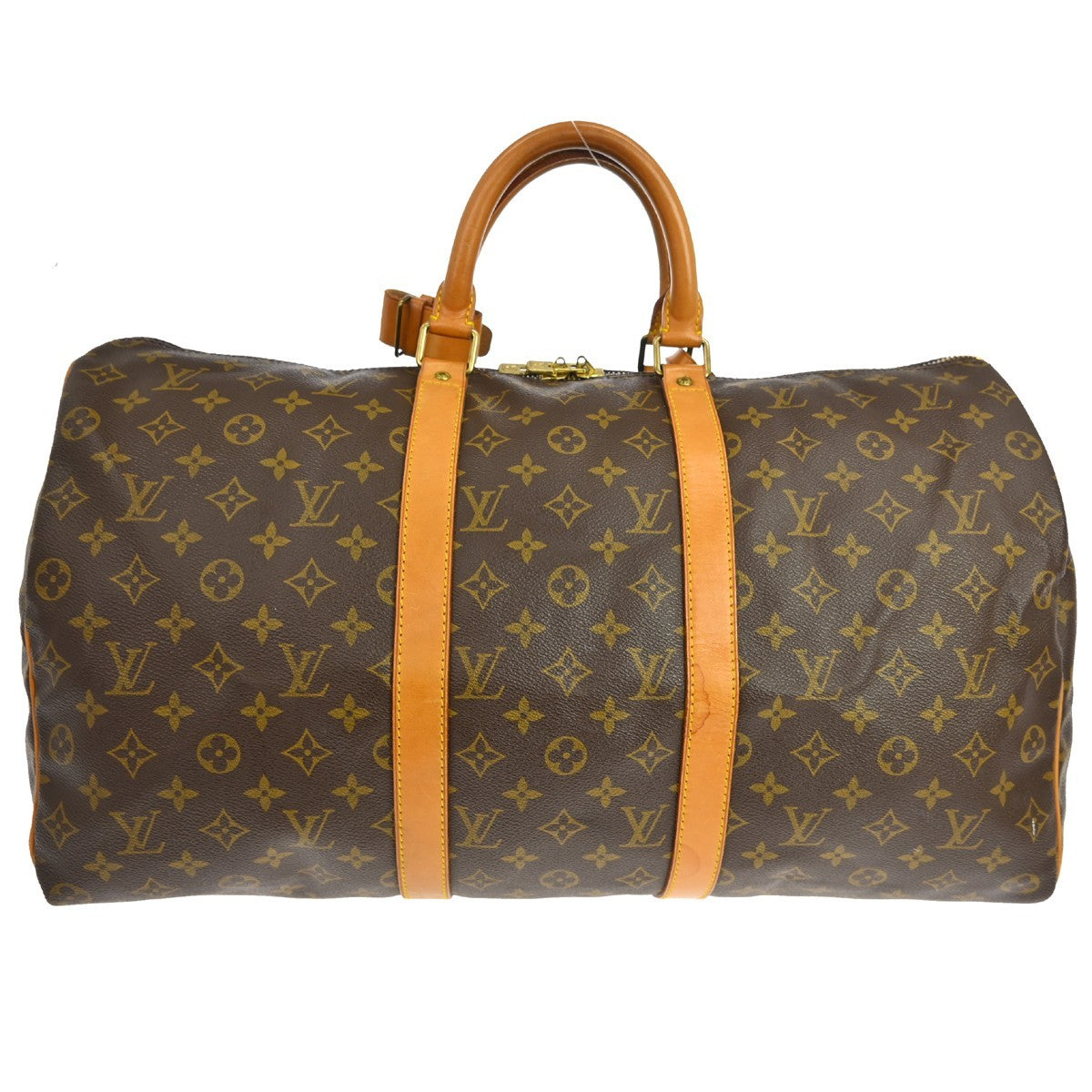 Louis Vuitton Louis Vuitton Keepall Bag Monogram Canvas Brown Canvas Travel Bag Bag (Authentic Pre-Loved)