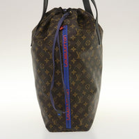 Louis Vuitton Cabas Light Drawstring Bag Monogram Split Canvas Brown Canvas Tote Bag Bag (Authentic Pre-Loved)