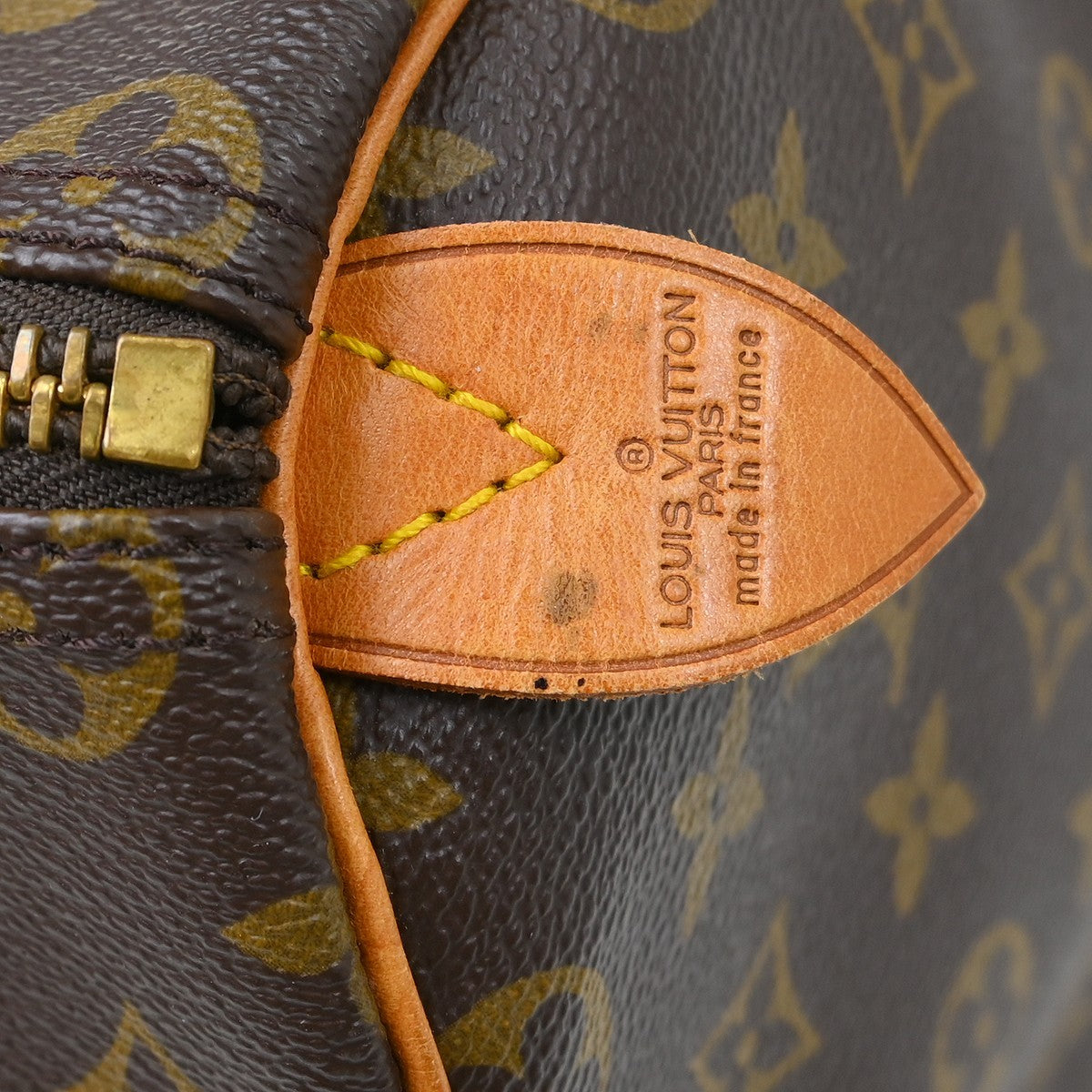 Louis Vuitton Keepall Bag Monogram Canvas Brown Canvas Travel Bag Bag (Authentic Pre-Loved)