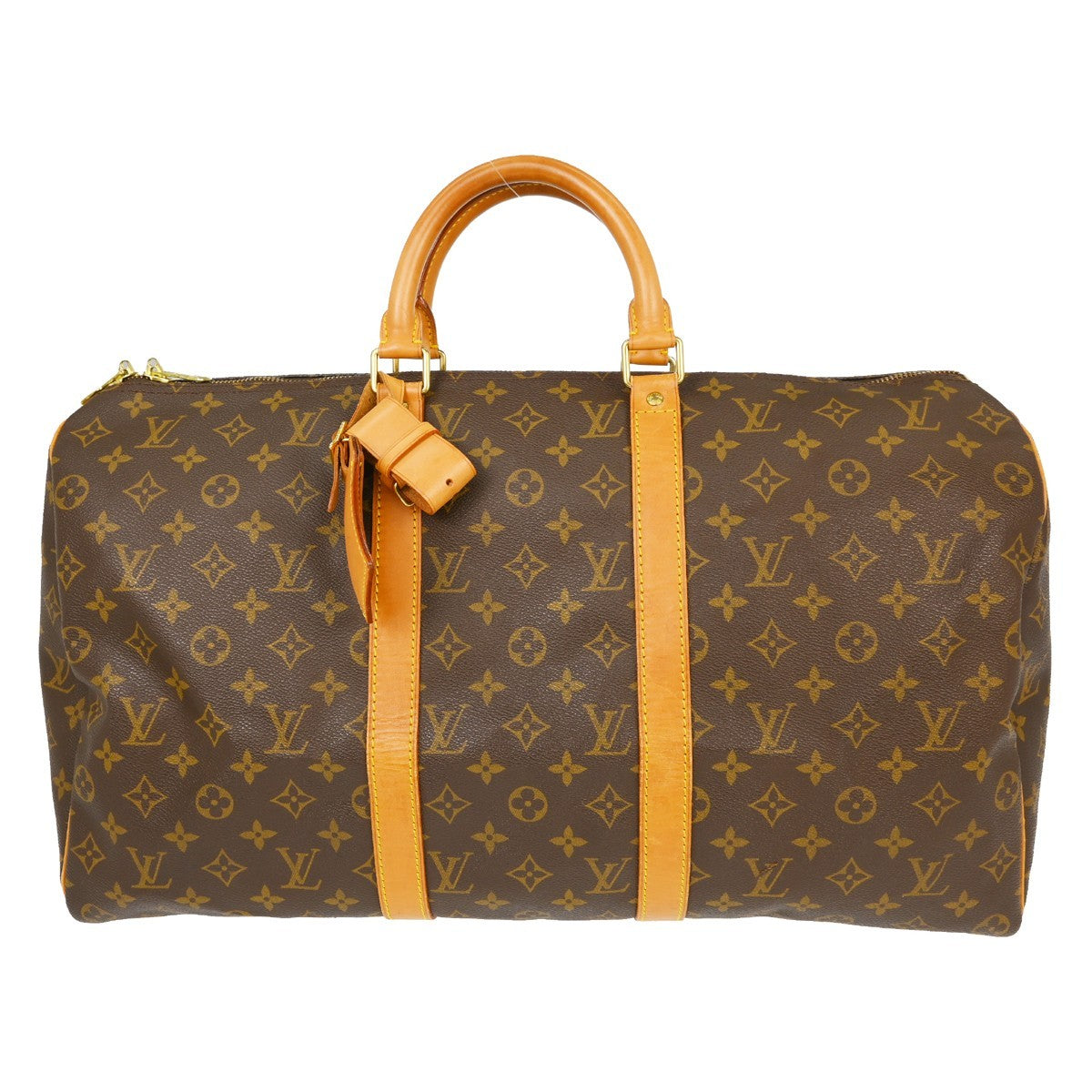 Louis Vuitton Louis Vuitton Keepall Bag Monogram Canvas Brown Canvas Travel Bag Bag (Authentic Pre-Loved)