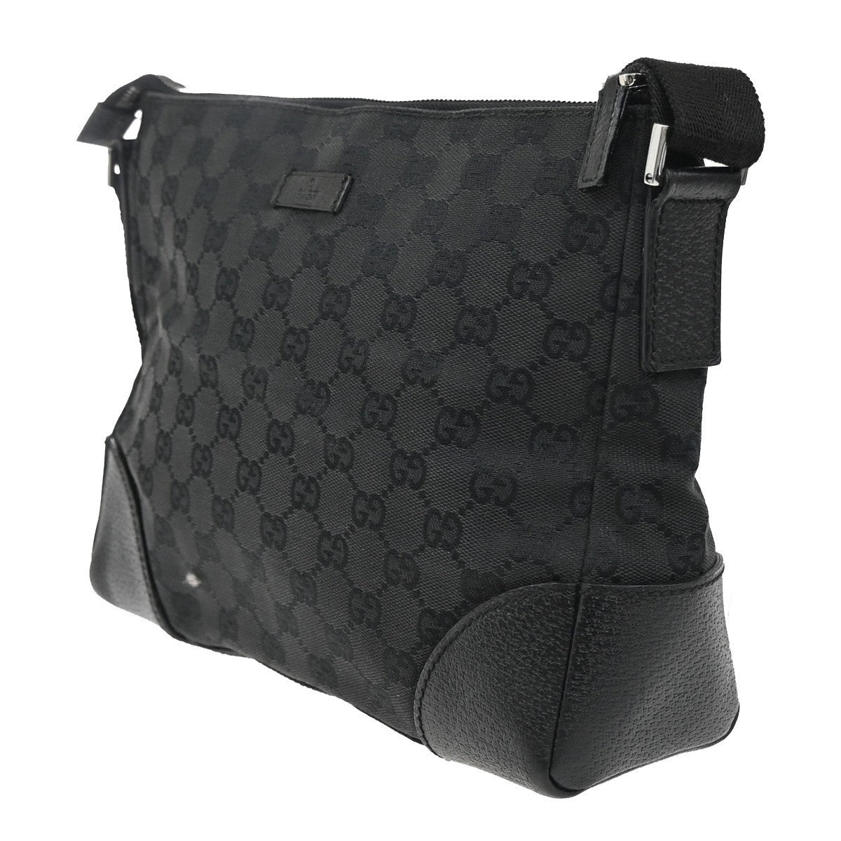 Gucci Joy Messenger Bag Gg Canvas Black Canvas Shoulder Bag Bag (Pre-Loved)