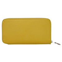 Hermes Azap Silkin Epsom Leather Silk Beige Leather Wallets Accessory (Authentic Pre-Loved)