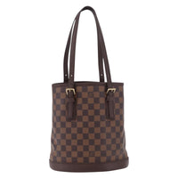 Louis Vuitton Marais Bucket Bag Damier Brown Canvas Shoulder Bag Bag (Pre-Loved)