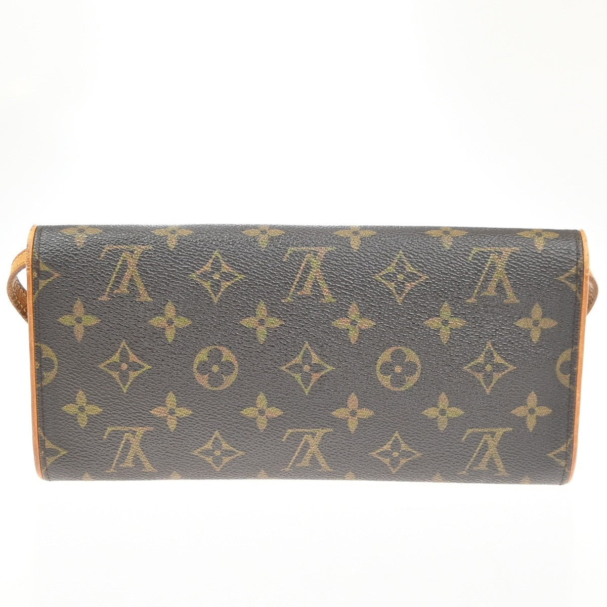 Louis Vuitton Twin Handbag Monogram Canvas Brown Canvas Clutche & Pouche Bag (Authentic Pre-Loved)
