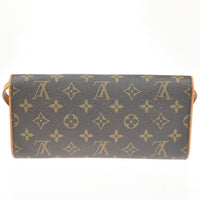 Louis Vuitton Twin Handbag Monogram Canvas Brown Canvas Clutche & Pouche Bag (Authentic Pre-Loved)