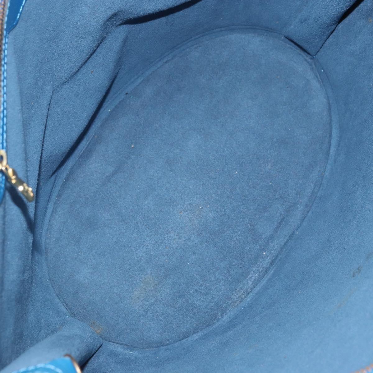 Louis Vuitton Saint Jacques Handbag Epi Leather Blue Leather Shoulder Bag Bag (Authentic Pre-Loved)