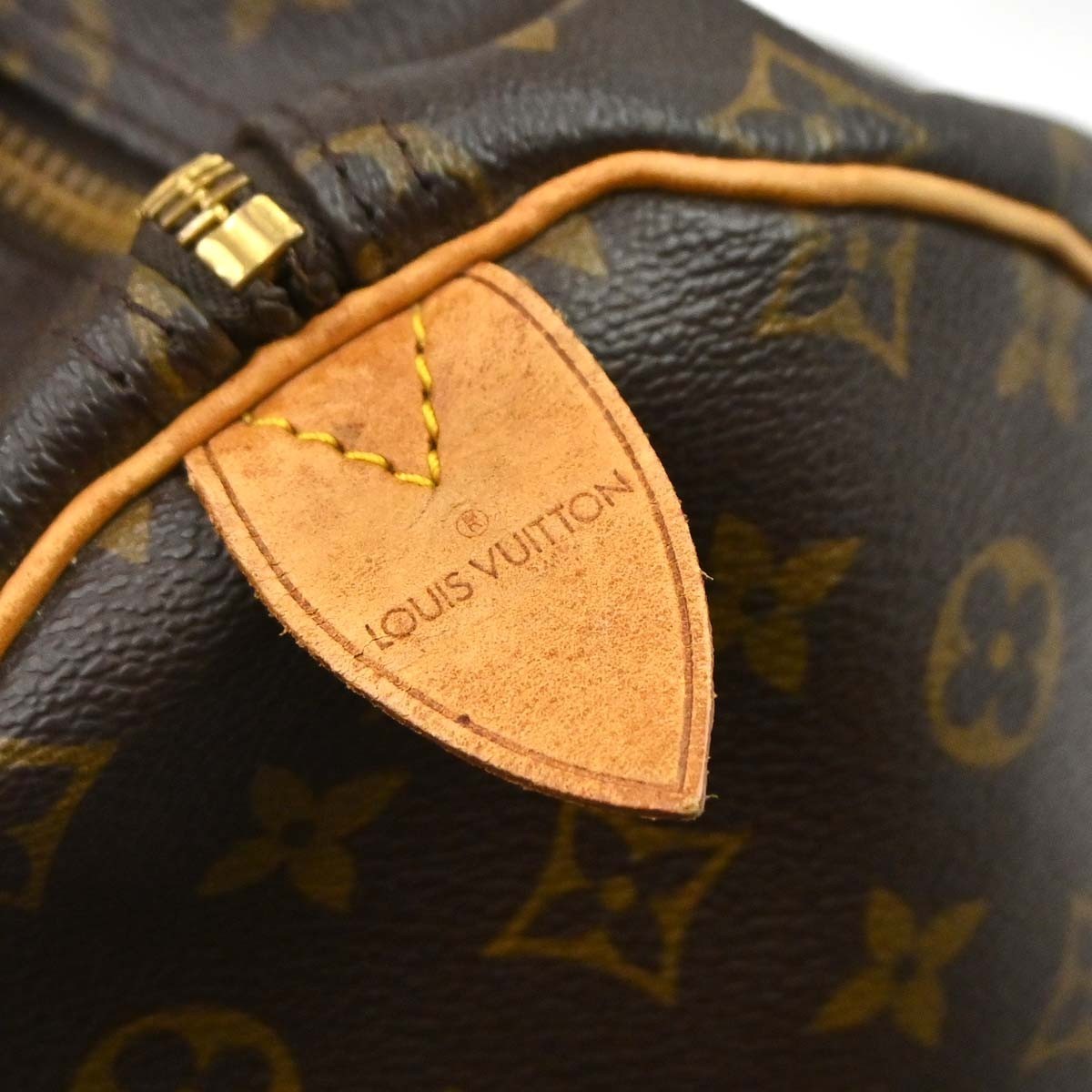 Louis Vuitton Keepall Bag Monogram Canvas Brown Canvas Travel Bag Bag (Authentic Pre-Loved)
