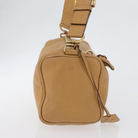 Prada Vintage Shoulder Bag Leather Brown Leather Shoulder Bag Bag (Authentic Pre-Loved)