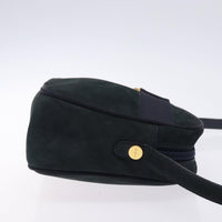 Salvatore Ferragamo Vala Shoulder Bag Suede Navy Suede Shoulder Bag Bag (Authentic Pre-Loved)