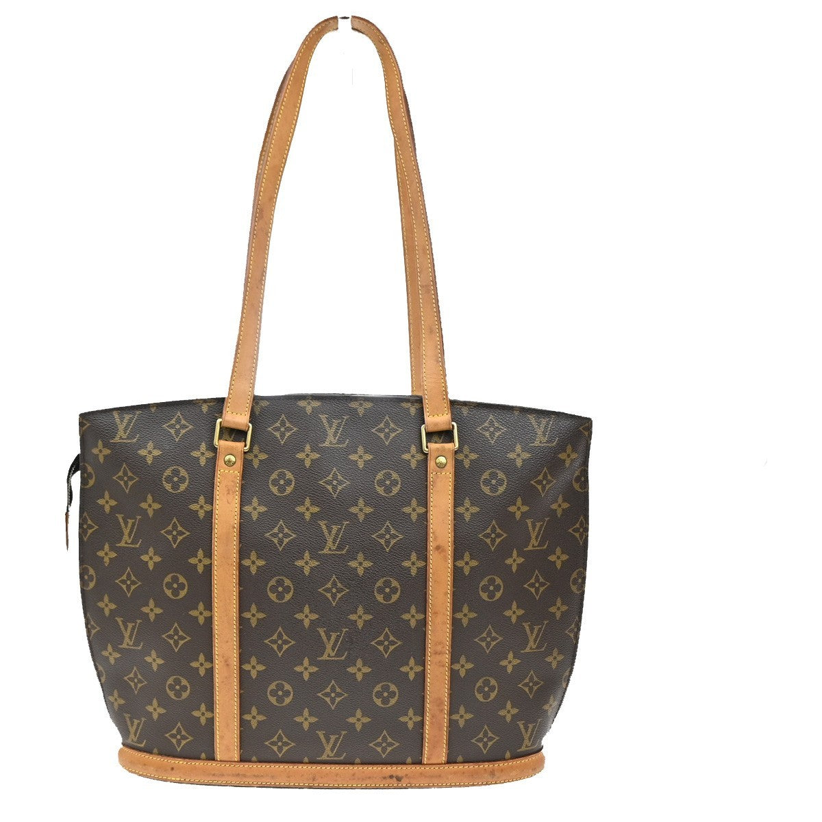 Louis Vuitton Babylone Handbag Monogram Canvas Brown Canvas Shoulder Bag Bag (Pre-Loved)