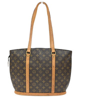 Louis Vuitton Babylone Handbag Monogram Canvas Brown Canvas Shoulder Bag Bag (Pre-Loved)