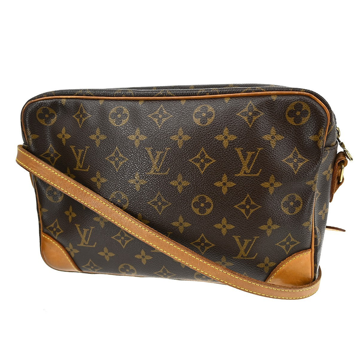 Louis Vuitton Trocadero Handbag Monogram Canvas Brown Canvas Shoulder Bag Bag (Pre-Loved)