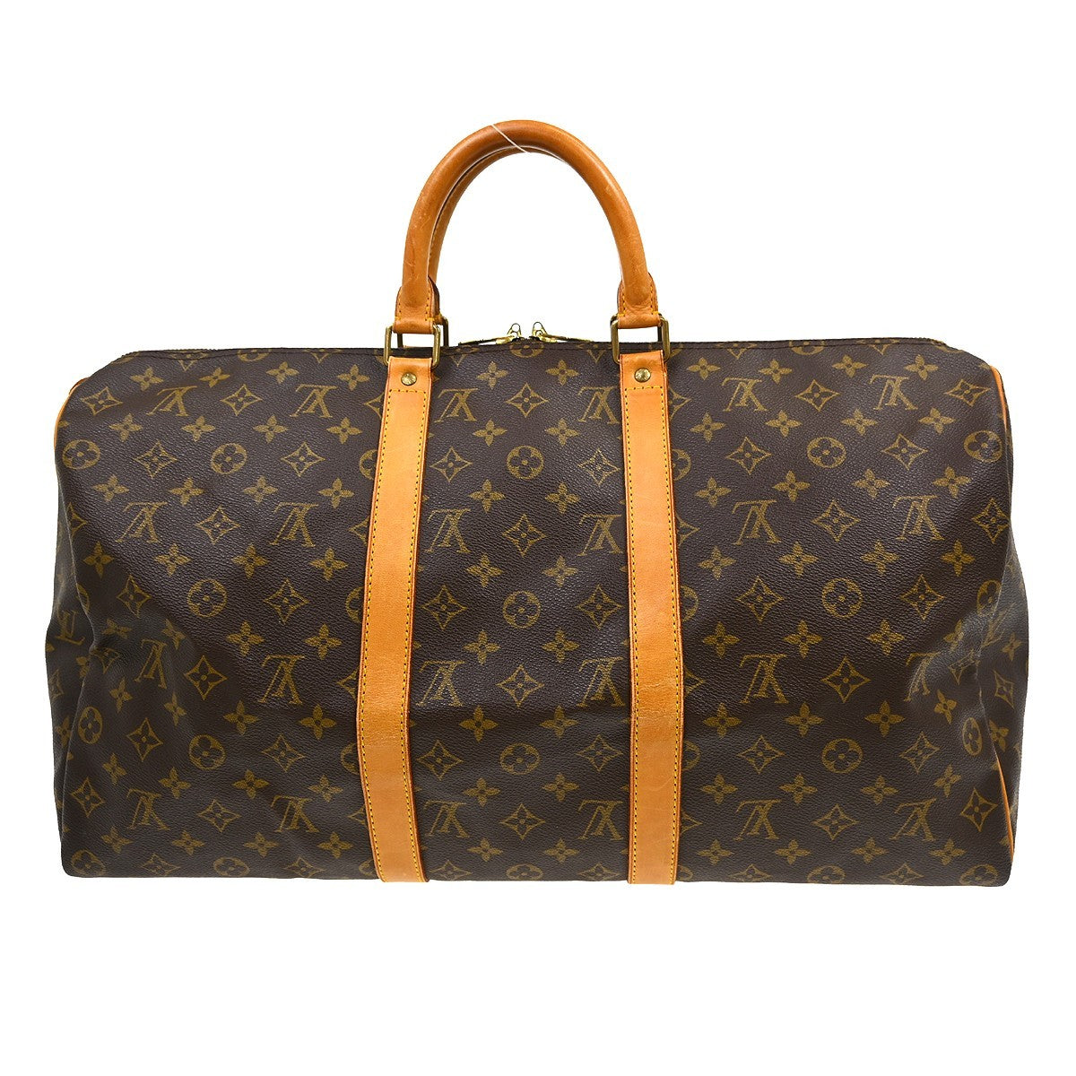 Louis Vuitton Louis Vuitton Keepall Bag Monogram Canvas Brown Canvas Travel Bag Bag (Pre-Loved)