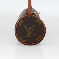 Louis Vuitton Papillon Pochette Monogram Canvas Brown Canvas Clutche & Pouche Bag (Authentic Pre-Loved)