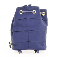 Salvatore Ferragamo Vara Chain Backpack Canvas Purple Canvas Backpack Bag (Authentic Pre-Loved)