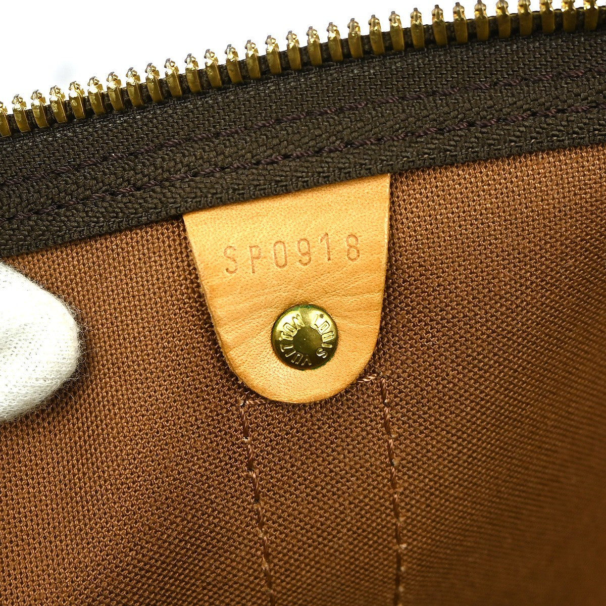 Louis Vuitton Keepall Bag Monogram Canvas Brown Canvas Travel Bag Bag (Pre-Loved)