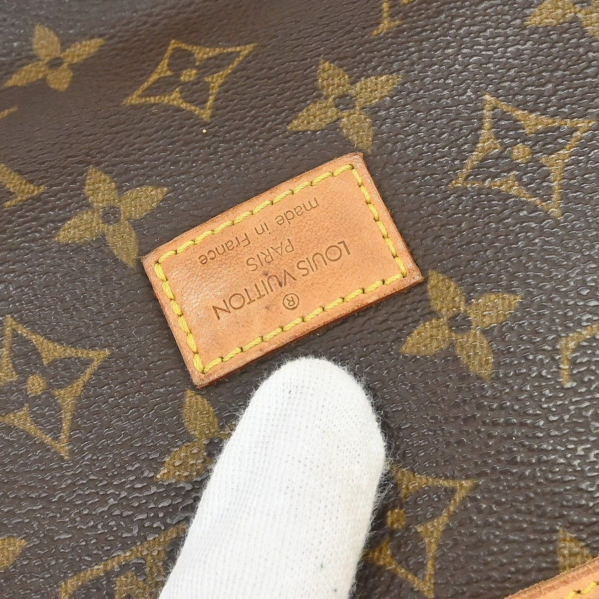 Louis Vuitton Louis Vuitton Saumur Handbag Monogram Canvas Brown Canvas Shoulder Bag Bag (Authentic Pre-Loved)