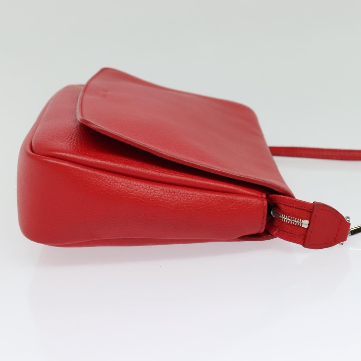 Louis Vuitton Essential Cuir Boheme Handbag Leather Red Leather Shoulder Bag Bag (Authentic Pre-Loved)