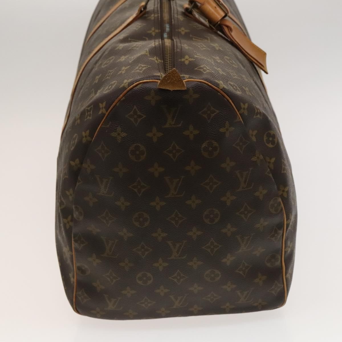 Louis Vuitton Keepall Bag Monogram Canvas Brown Canvas Travel Bag Bag (Authentic Pre-Loved)