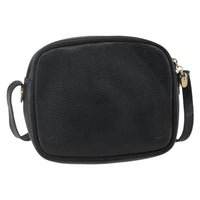 Salvatore Ferragamo Vala Shoulder Bag Leather Black Leather Shoulder Bag Bag (Authentic Pre-Loved)
