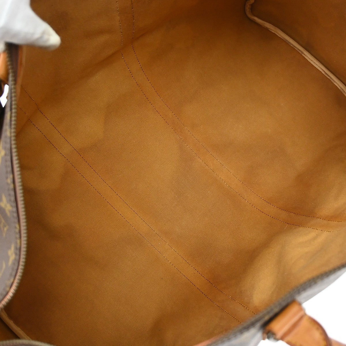 Louis Vuitton Keepall Bag Monogram Canvas Brown Canvas Travel Bag Bag (Pre-Loved)