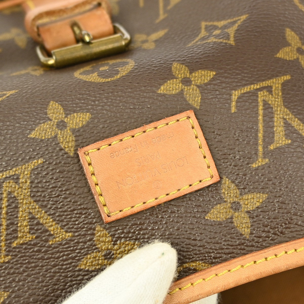 Louis Vuitton Louis Vuitton Saumur Handbag Monogram Canvas Brown Canvas Shoulder Bag Bag (Pre-Loved)