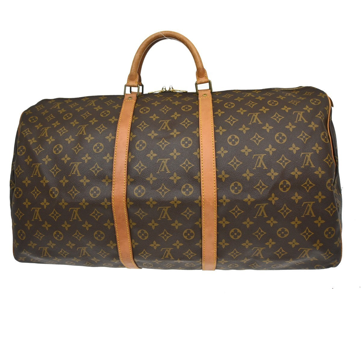 Louis Vuitton Louis Vuitton Keepall Bag Monogram Canvas Brown Canvas Travel Bag Bag (Authentic Pre-Loved)