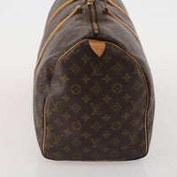 Louis Vuitton Keepall Bag Monogram Canvas Brown Canvas Travel Bag Bag (Pre-Loved)