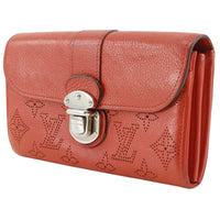 Louis Vuitton Iris Wallet Mahina Leather Red Leather Wallets Accessory (Pre-Loved)