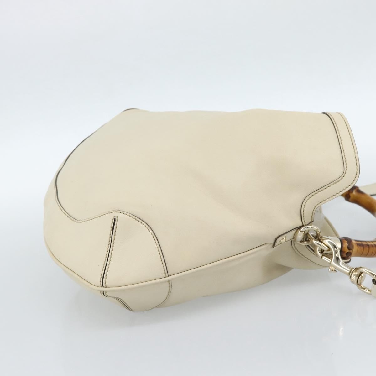 Gucci Gucci Vintage Convertible Bamboo Top Handle Bag Leather Multicolour Leather Handbag (Pre-Loved)