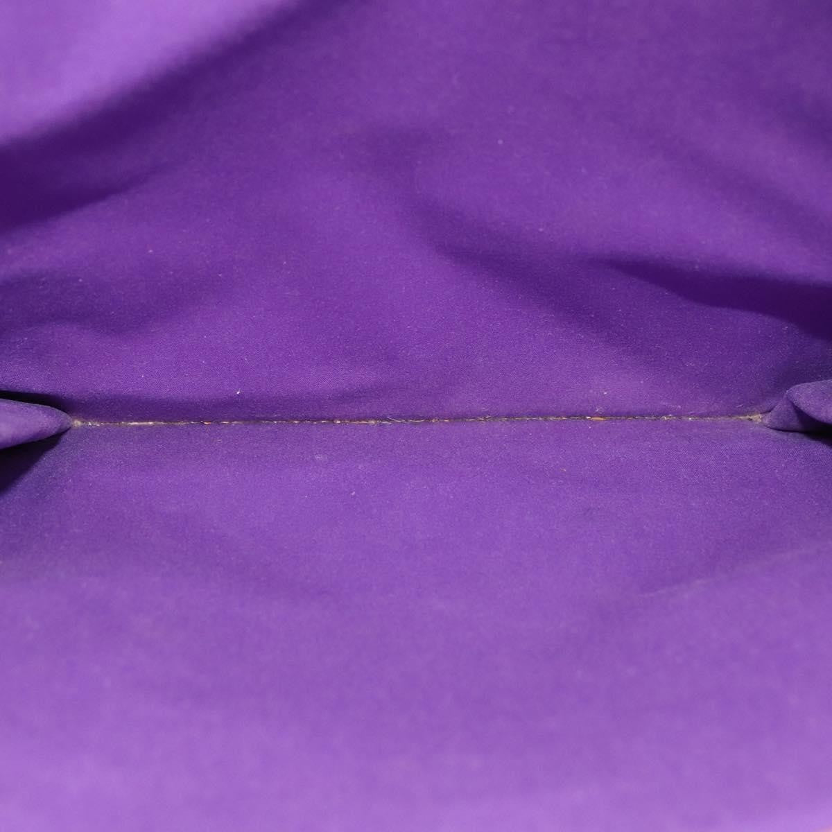 Louis Vuitton Stanton Handbag Monogram Vernis Purple Patent_Leather Tote Bag Bag (Authentic Pre-Loved)