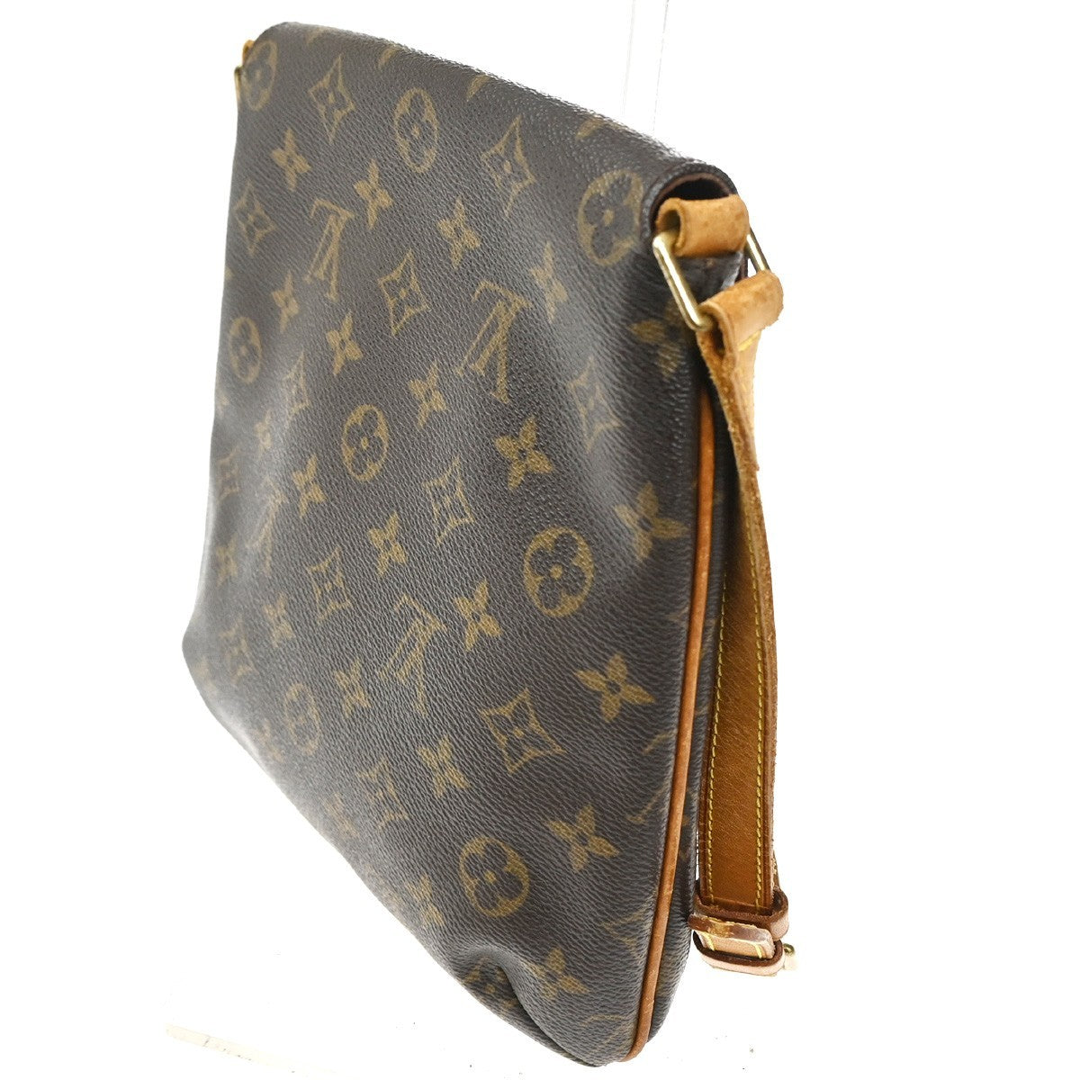 Louis Vuitton Musette Handbag Monogram Canvas Brown Canvas Shoulder Bag Bag (Authentic Pre-Loved)