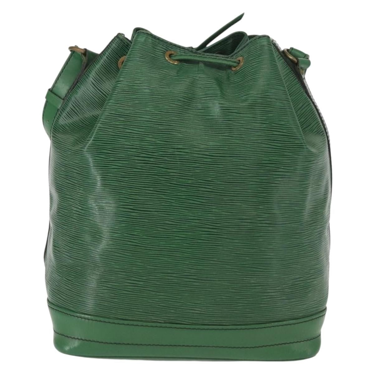 Louis Vuitton Noe Handbag Epi Leather Green Leather Shoulder Bag Bag (Authentic Pre-Loved)
