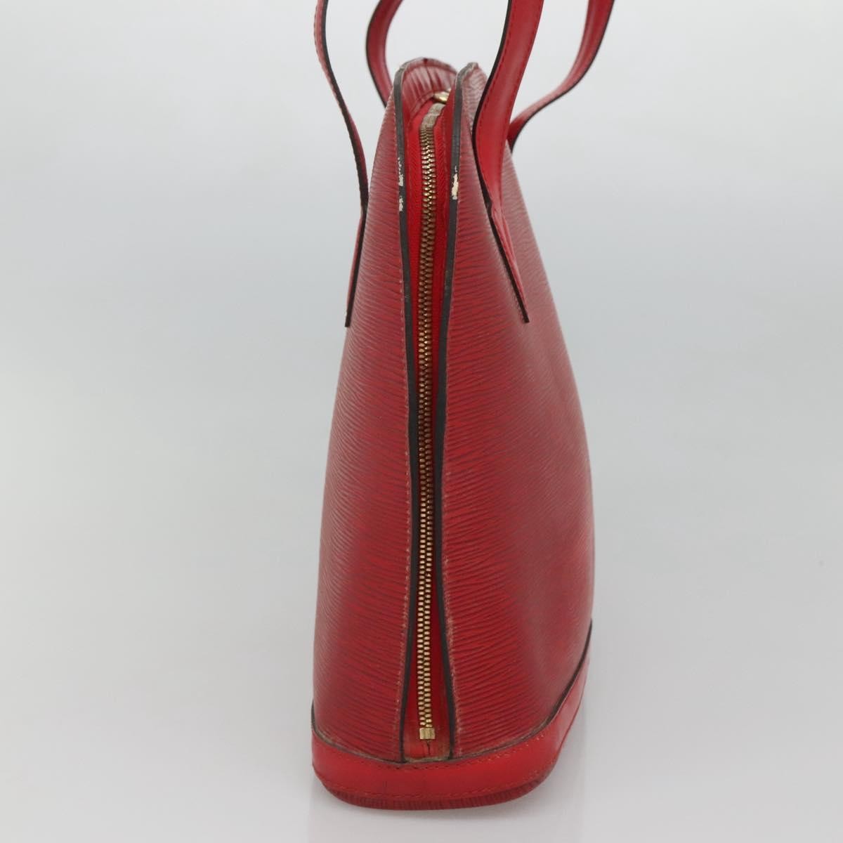 Louis Vuitton Lussac Handbag Epi Leather Red Leather Shoulder Bag Bag (Pre-Loved)