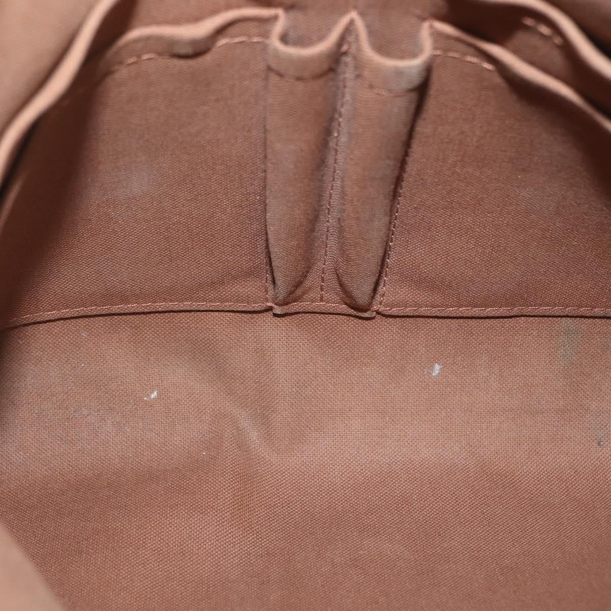 Louis Vuitton Trotteur Beaubourg Handbag Monogram Canvas Brown Canvas Shoulder Bag Bag (Authentic Pre-Loved)