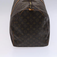Louis Vuitton Keepall Bag Monogram Canvas Brown Canvas Travel Bag Bag (Pre-Loved)