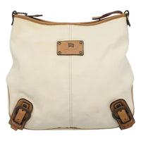 Burberry Blue Label Shoulder Bag Canvas White Canvas Shoulder Bag Bag (Authentic Pre-Loved)