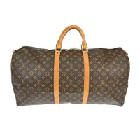 Louis Vuitton Louis Vuitton Keepall Bag Monogram Canvas Brown Canvas Travel Bag Bag (Authentic Pre-Loved)