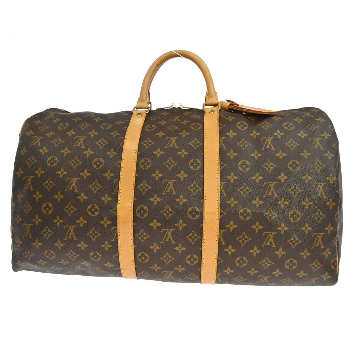 Louis Vuitton Louis Vuitton Keepall Bag Monogram Canvas Brown Canvas Travel Bag Bag (Authentic Pre-Loved)