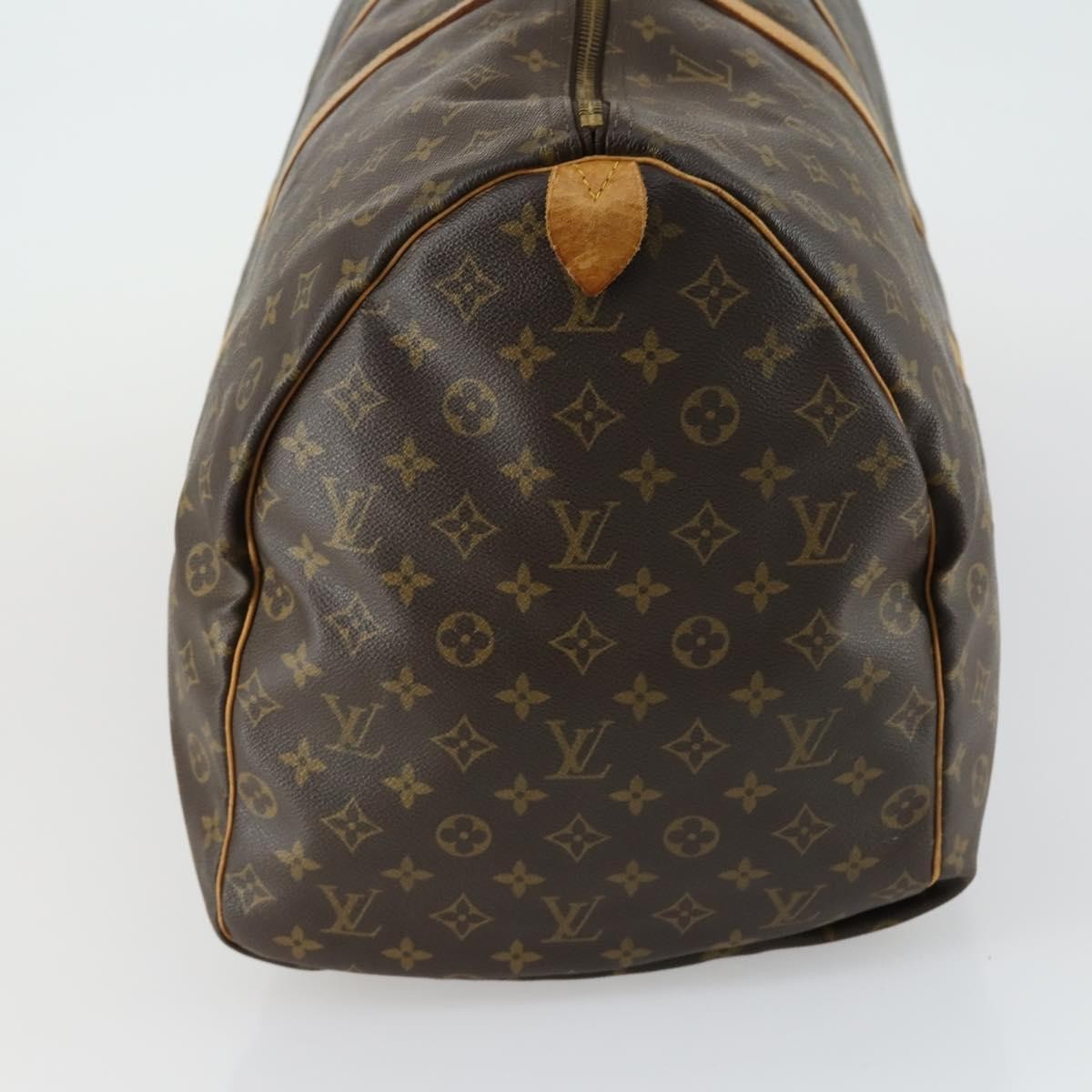 Louis Vuitton Keepall Bag Monogram Canvas Brown Canvas Travel Bag Bag (Pre-Loved)