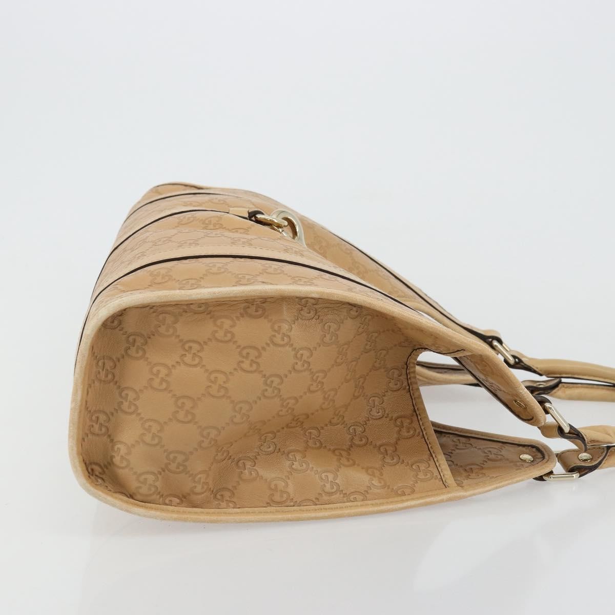 Gucci Joy Shoulder Bag Leather Beige Leather Shoulder Bag Bag (Pre-Loved)